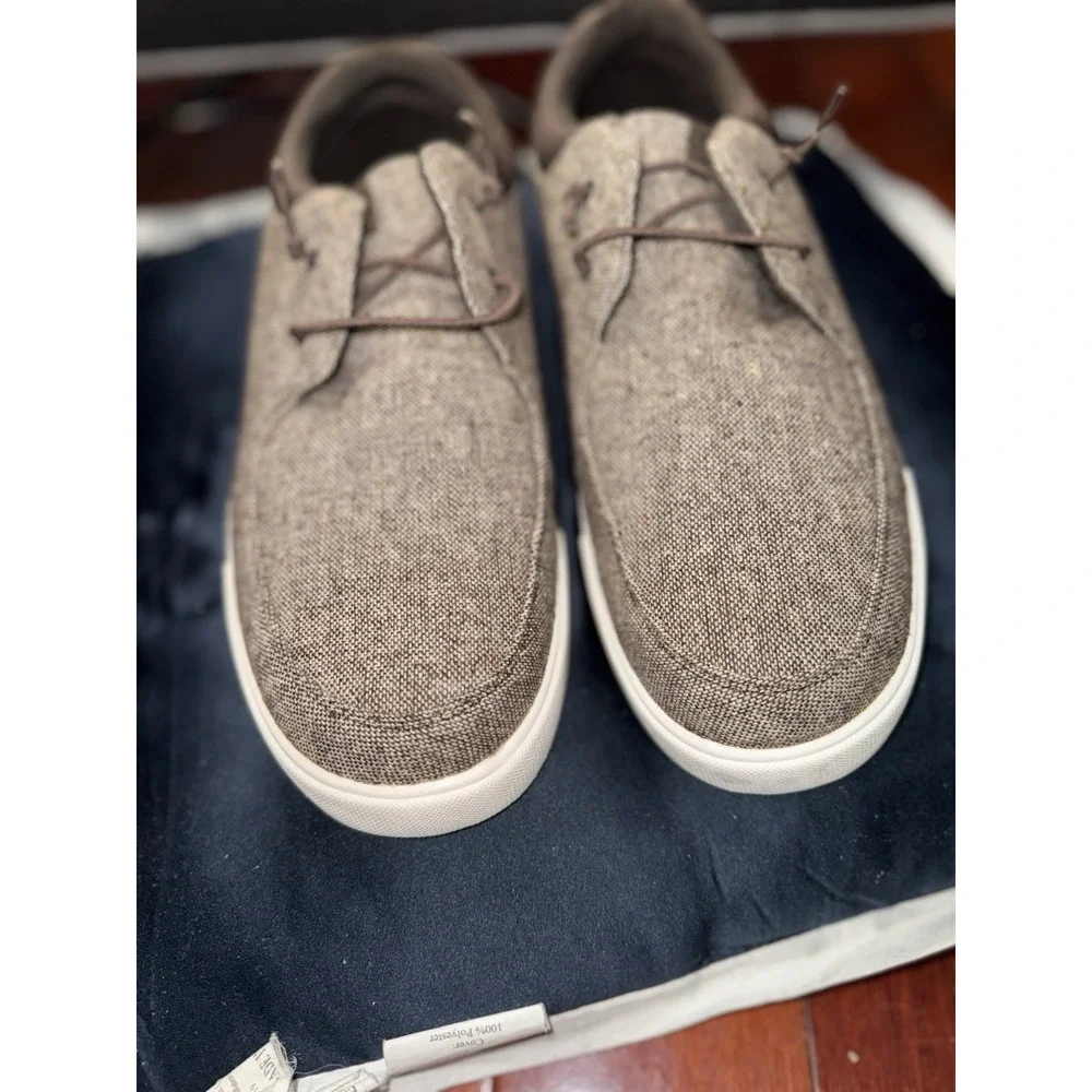 New! Goodfellow & Co Men's -Size 12 Brown Baylor Beach Sneaker Shoe Memory Foam